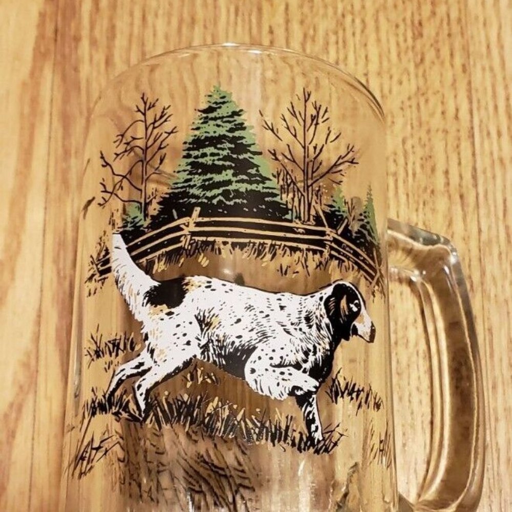 Vintage Hunting Dog Mug